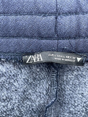 l Beden lacivert Renk Zara Eşofman Altı %70 İndirimli.