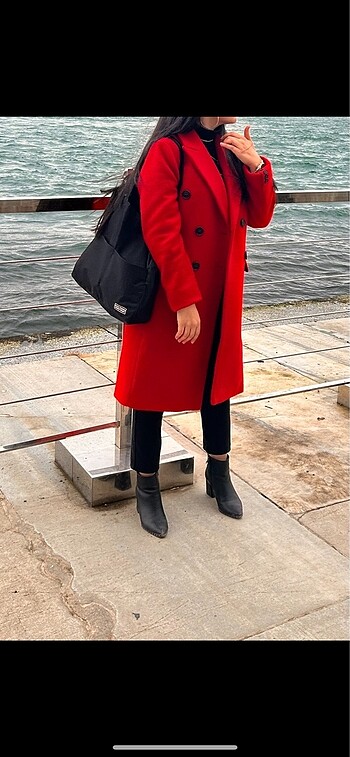 LC Waikiki Kırmızı Kaban