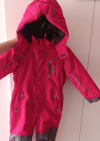 5 Yaş Beden Kız Çocuk Kışlık Kar Kayak Tulumu 5-6 Yaş Outdoor
