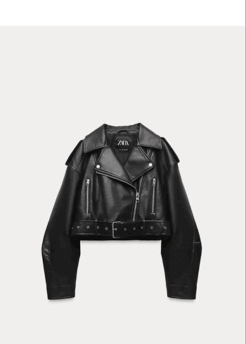 Zara Deri Biker Ceket