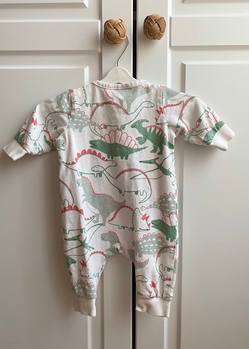 Hm Bebek Erkek Dinozor Baskılı Kısa Kollu Tulum - Görsel 3