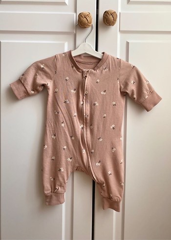 Hm 2'li Pamuklu Bebek Tulum Pijama - Fermuarlı - Görsel 3