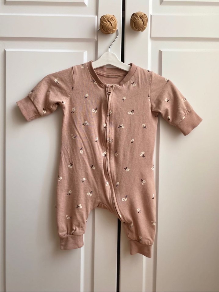 Hm 2'li Pamuklu Bebek Tulum Pijama - Fermuarlı - Görsel 3