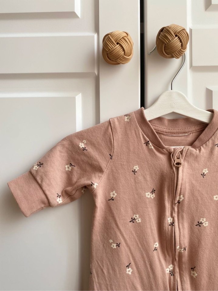 Hm 2'li Pamuklu Bebek Tulum Pijama - Fermuarlı - Görsel 5