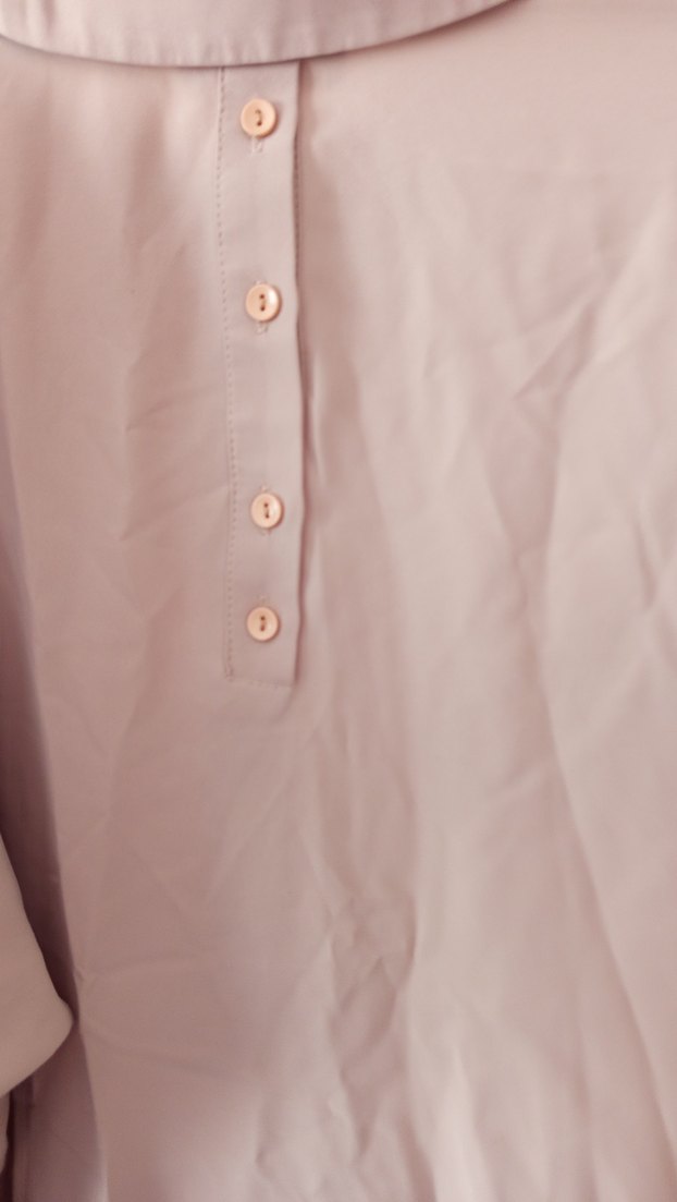 Bej Uzun Kollu Kadın Bornoz - Görsel 5