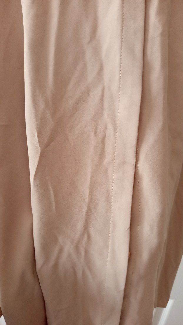 Bej Uzun Kollu Kadın Bornoz - Görsel 3