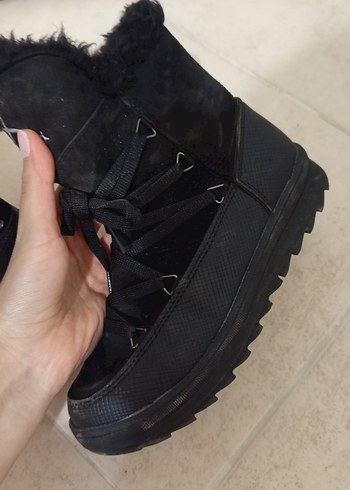 Erkek Siyah Lastik Goth Botlar - Görsel 3