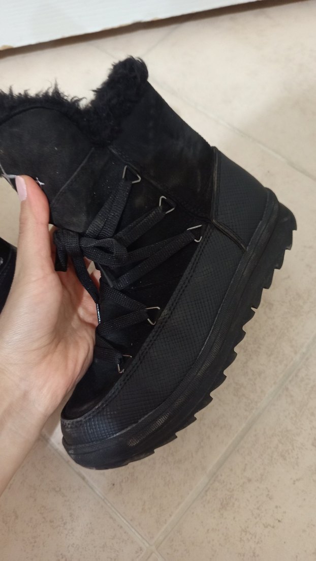 Erkek Siyah Lastik Goth Botlar - Görsel 3