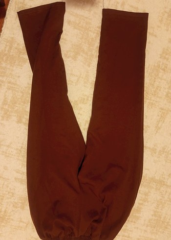 Kadın Kahverengi Midi Kumaş Pantolon - Görsel 5