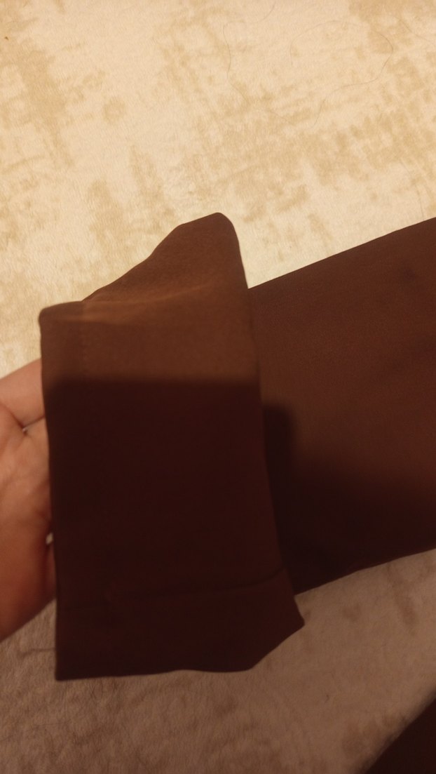 Kadın Kahverengi Midi Kumaş Pantolon - Görsel 3