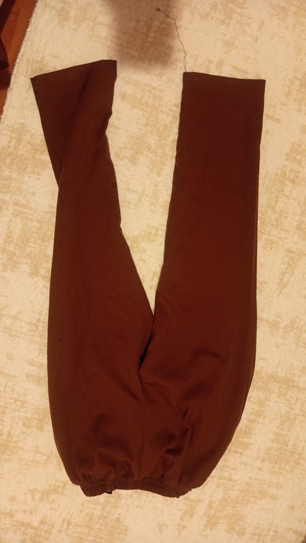 Kadın Kahverengi Midi Kumaş Pantolon - Görsel 5