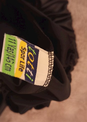 Drapeli Siyah Deri kız çocuk Eteği - Görsel 6