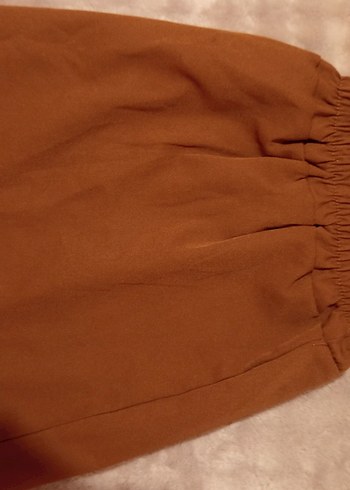 Düğmeli Kahverengi Süet Hamile Mont - Görsel 3