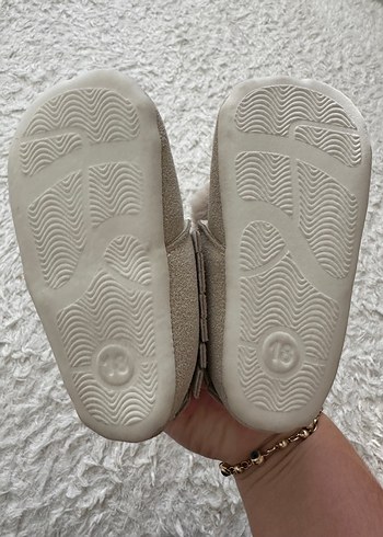 Kızlar için Kürklü Bej Sıcak Ev Terliği - Görsel 3