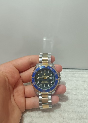 Rolex Mavi Klasik Erkek Kol Saati