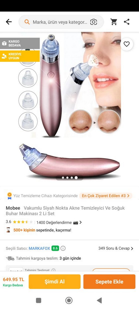 Dempower Gözenek Temizleme Cihazı Beyaz - Görsel 4