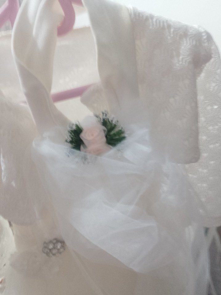 Dantel Detaylı Beyaz Kız Çocuk Elbise - Görsel 2