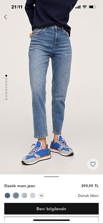 Mango mom jeans