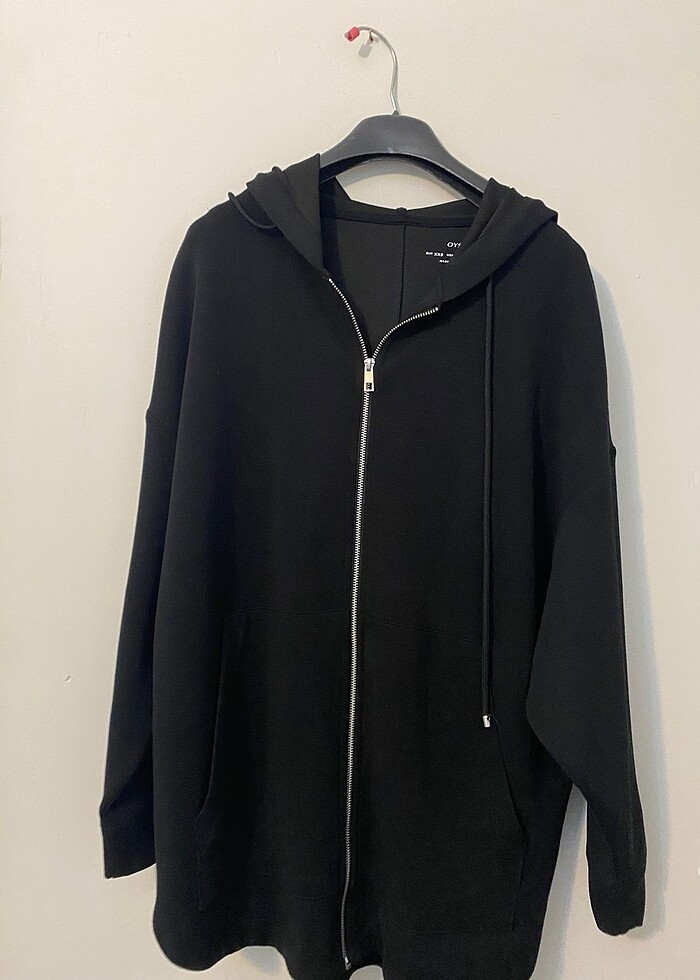 Oysho kapüşonlu fermuarlı sweat - Görsel 4