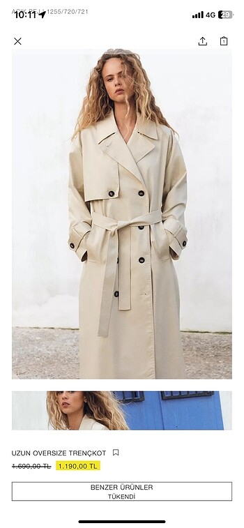 Zara Zara trenckot