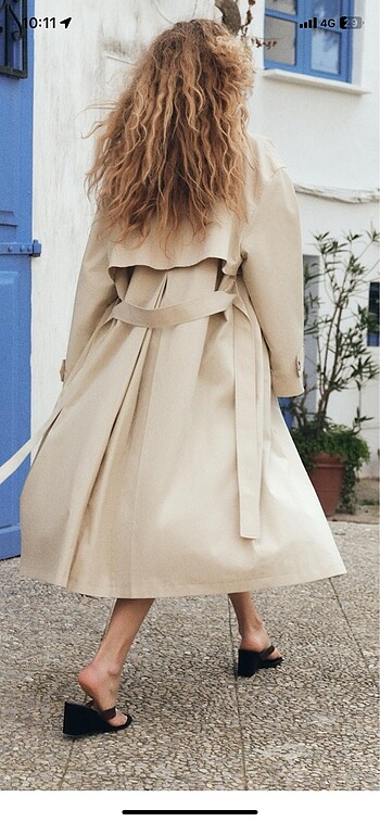 s Beden camel Renk Zara trenckot