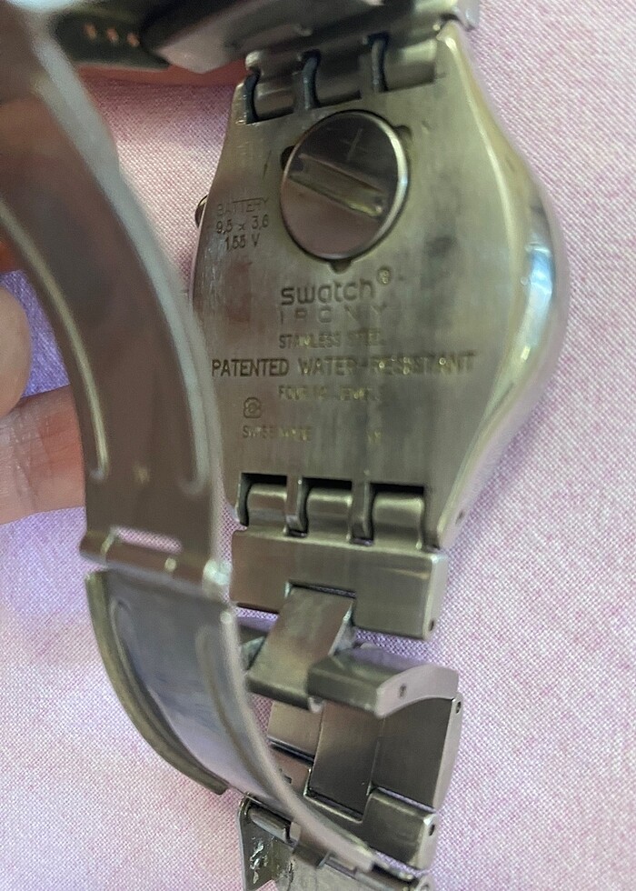 Swatch çelik saat - Görsel 2