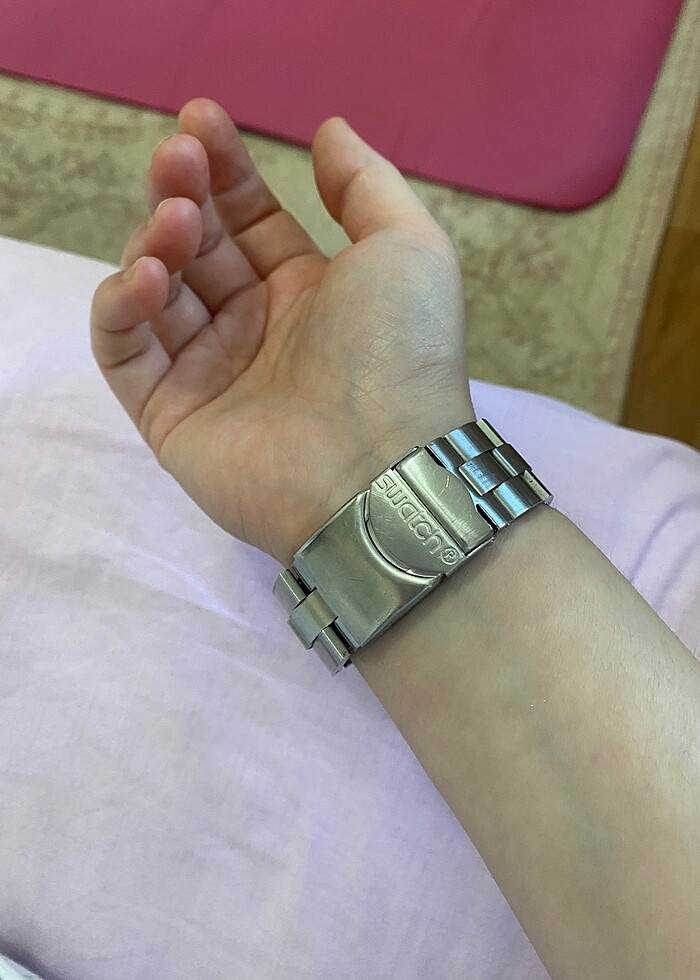 Swatch çelik saat - Görsel 5