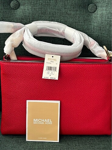  Beden Michael Kors Trisha Crossbody Kırmızı