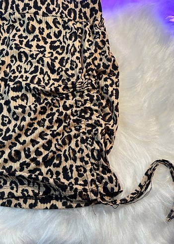 Büzgülü örme etek - Görsel 2