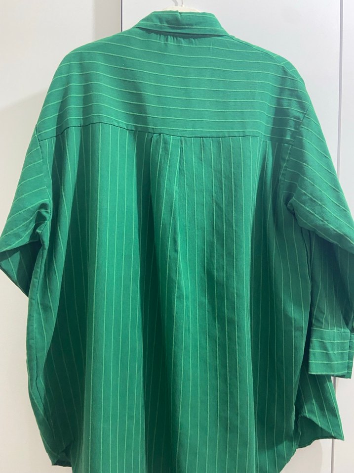 Yeşil Kadın Gömlek - Görsel 2