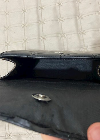 Klasik Siyah Deri Kadın Çanta - Görsel 4