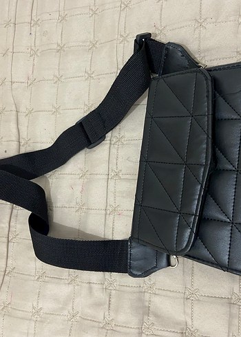 Klasik Siyah Deri Kadın Çanta - Görsel 2