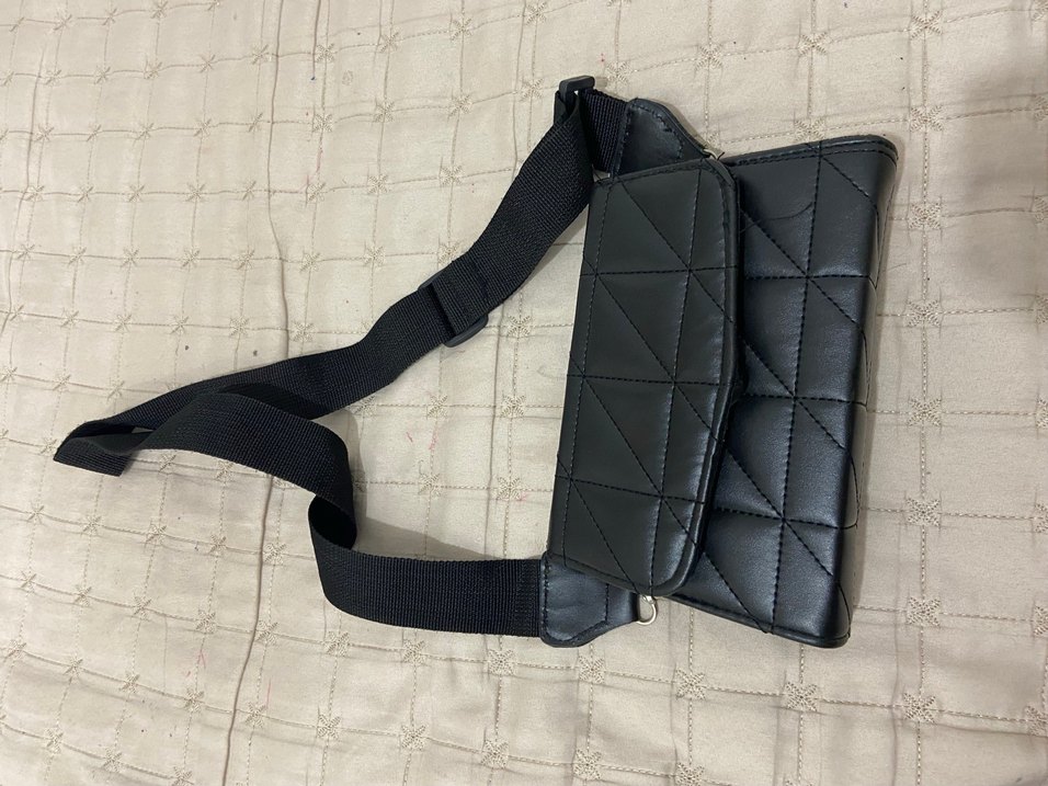 Klasik Siyah Deri Kadın Çanta - Görsel 2