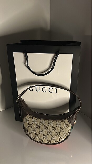  Beden kahverengi Renk Gucci çanta