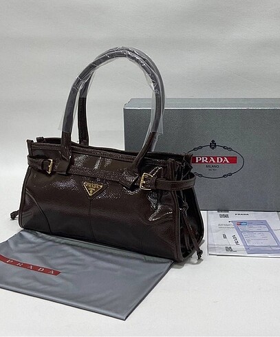 Beden bordo Renk Prada çanta