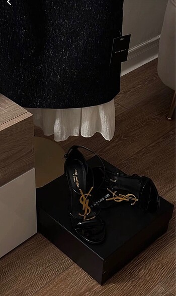 Yves Saint Laurent Yves saint ysl topuklu ayakkabı