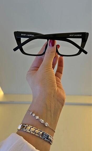 Saint laurent optik şeffaf gözlük