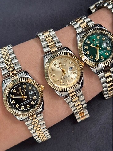 Beden altın Renk Rolex saat