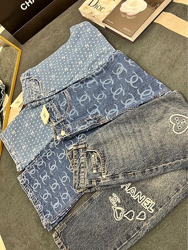 Chanel jean kot pant