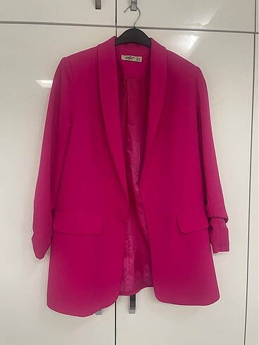 Fuşya Pembe Blazer