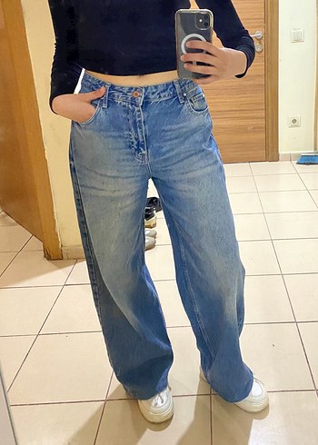 Trendyol & Milla Yuksek Bel Acik Mavi Denim Jean