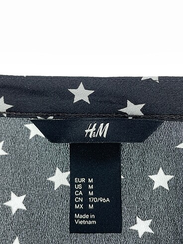 m Beden siyah Renk H&M Gömlek %70 İndirimli.