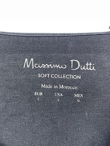 l Beden siyah Renk Massimo Dutti T-shirt %70 İndirimli.