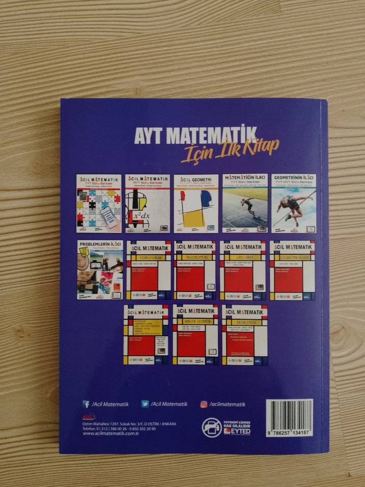 Matematiğin İlacı AYT Soru Bankası - Görsel 2