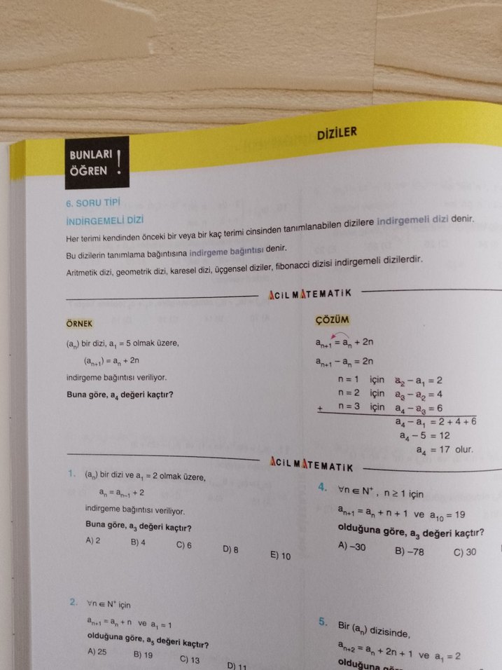 Matematiğin İlacı Logaritma Diziler Kitabı - Görsel 3