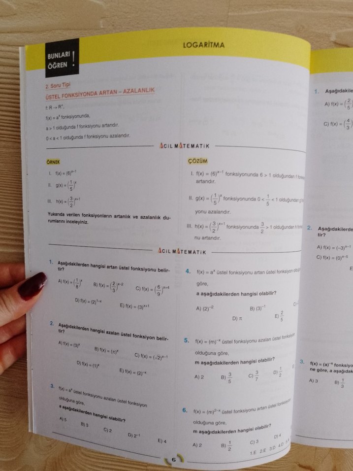 Matematiğin İlacı Logaritma Diziler Kitabı - Görsel 4