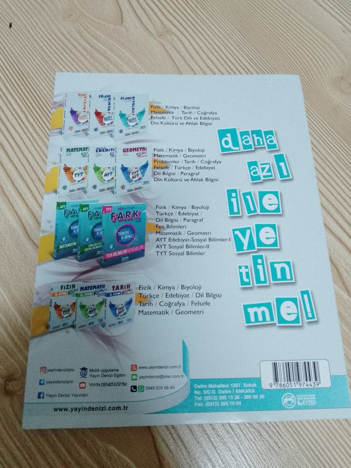 Yayındenizi 11. Sınıf Matematik Soru Bankası - Görsel 2