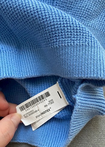 Mavi Çocuk Kazak - Görsel 3