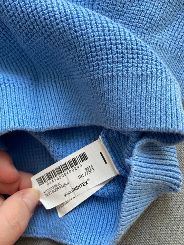 Mavi Çocuk Kazak - Görsel 3