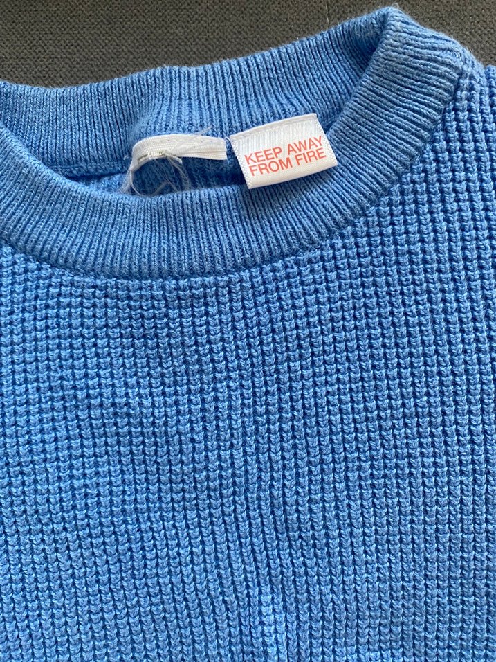 Mavi Çocuk Kazak - Görsel 4